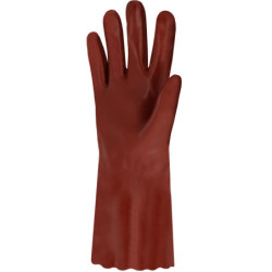 GANT PVC ROUGE TOUT ENDUIT 55cm T10