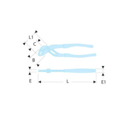 PINCE MULTIPRISE VERROU 250mm FACOM 181A.25G