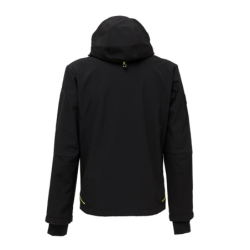 VESTE SOFTSHELL SPACE NOIR/JAUNE TS