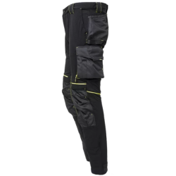 PANTALON ATOM NOIR/JAUNE TM
