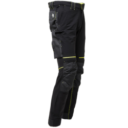 PANTALON ATOM NOIR/JAUNE T3XL