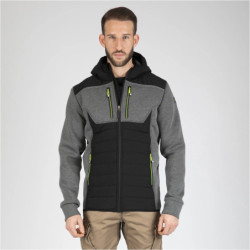 Blouson Hiro Gris et Noir