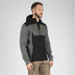Blouson Hiro Gris et Noir