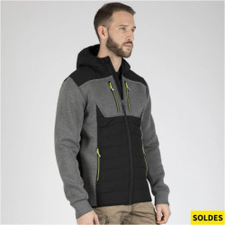 Blouson Hiro Gris et Noir
