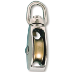 2 POULIES PIVO ZN GA.D12MM P/CORDE D3.5MM