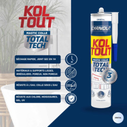 COLLE KOLTOUT CRISTAL CARTOUCHE 290ml