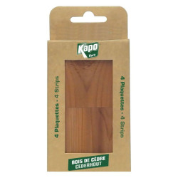 ANTI MITES BOIS CEDRE 10x4 PLAQUETTES