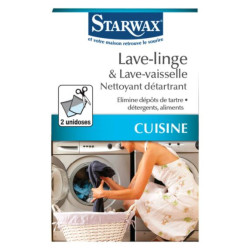 NETTOYANT DETARTRANT LAVE LINGE/VAISSELLE 2x75gr