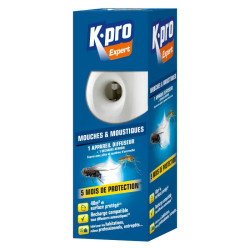 KIT DIFFUSEUR MOUCHE/MOUSTIQUE + 250ml