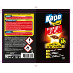 PUNAISE DE LIT CHOC AEROSOL 400ml