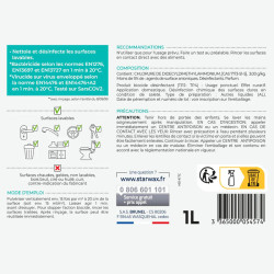 DESINFECTANT NETTOYANT MULTI SURFACE 1L PULVE