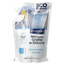 RECHARGE SOUPLE 1L NETTOYANT CABINE DE DOUCHE
