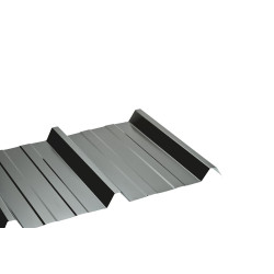 TOLE BAC ACIER NERVURE 200x105cm 0.63 RAL7016 GRIS