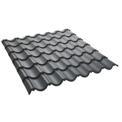 TOLE QUICKTILE ACIER LAQUE MAT ANTHRACITE 1030x950