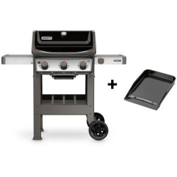 BARBECUE WEBER GAZ SPIRIT II E-310 BLACK + PLANCHA
