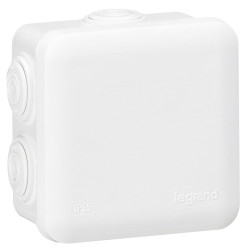 BOITE DERIV PLEXO 80x80 BLANC