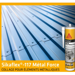 Sikaflex 117 Metal Force Cartouche 290ml Gris Clair