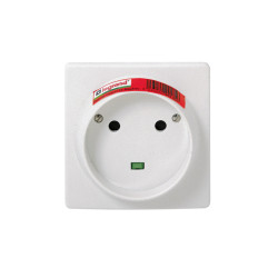 SOCLE 2P+T 32A 95*95 IVOIRE