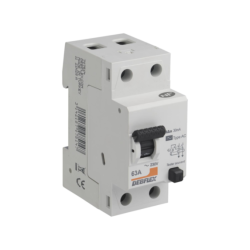 INTERRUPTEUR DIFFERENTIEL 2P 30mA 63A 2MODULES AC