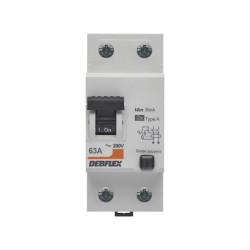 INTERRUPTEUR DIFFERENTIEL 2P 30mA 63A 2MODULES A