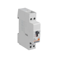CONTACTEUR JOURS/NUIT 20A 250V 1 MODULE GRIS