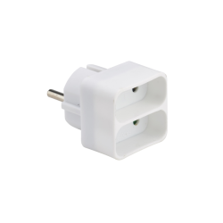 BIPLITE 2P 6A FACADE BLANC