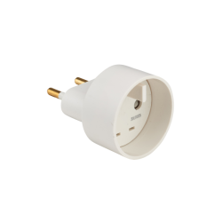 ADAP EUROPE 10/16A 2P 4MM BLANC VRAC