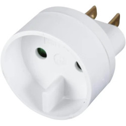 ADAPTATEUR UNIVERSEL USA 15A 125V BLANC VRAC
