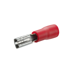 10 CLIPS FEM PRE-ISOLE ROUGE DIM 2.8X0.8MM
