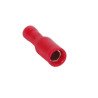 10 DOUILLES CYLIND FEM PRE-ISOLE ROUGE