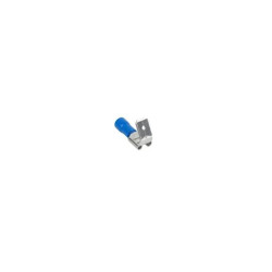 CLIPS DOUBLE M/F PRE-ISOLEE BLEU D6.3x0.8MM SB10