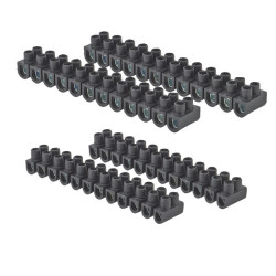 LOT 4 BARETTES NOIRES 2x4+2x6