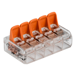 BORNES AUTO 1.5MM2A2.5MM2 ORANGE 2 TROUS SB10