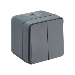 DOUBLE VA ET VIENT IP55 CYKLONE ANTHRACITE