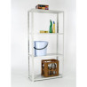 ETAGERE METAL 5 NIVEAUX BLANC 75x170x30cm
