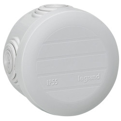 BOITE DERIV PLEXO ROND 60 GRIS