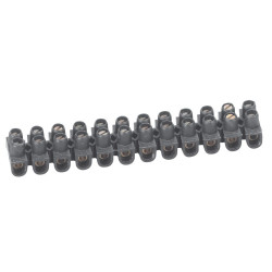 BARRETTE DOMINO 2.5mm2 NOIR