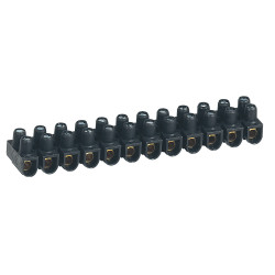 BARRETTE DOMINO 6mm² NOIR