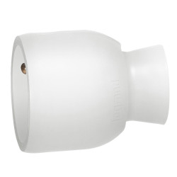 FICHE FEMELLE DROITE 2P+T BLANC
