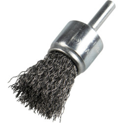 BROSSE METAL FIL ONDULE 0.30 PINCEAU 25mm T6mm