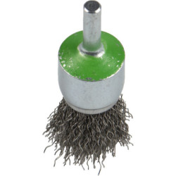 BROSSE METAL FIL ONDULE 0.30 PINCEAU 25mm T6mm
