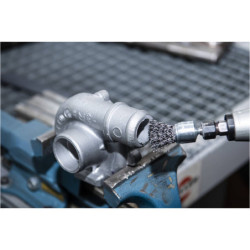 BROSSE METAL FIL ONDULE 0.30 PINCEAU 25mm T6mm