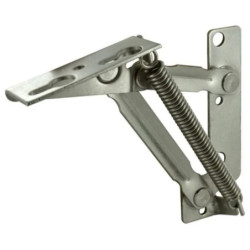 FERRURE PORTE RELEVABLE 132x45 GAUCHE NICKELE SB