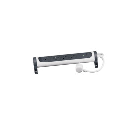 BLOC ROTATIF 4 PRISES 2P+T CORDON 1m50 SAFE CONTRO