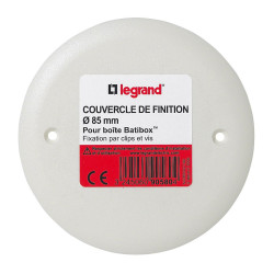 COUVERCLE BOITE BATIBOX D85 BLANC