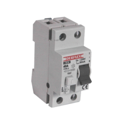 INTERRUPTEUR DIFFERENTIEL 2P 30mA 40A TYPE A BLANC
