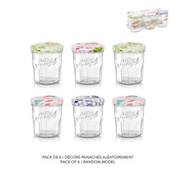CONFITURIER 324ml + COUVERCLE DECORE PACK 6