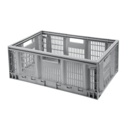 CASIER PLIANT GRIS 46L L60xl40xH22.9cm