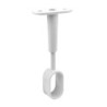 SUPPORT MILIEU OVALE 30x15 REGLABLE BLANC SB