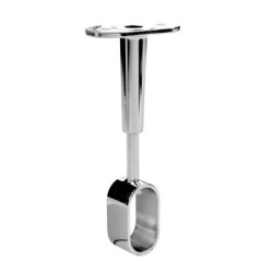 SUPPORT MILIEU REGL.TUBE PENDERIE 30x15 CHROME SB